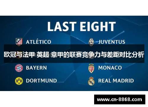 欧冠与法甲 英超 意甲的联赛竞争力与差距对比分析